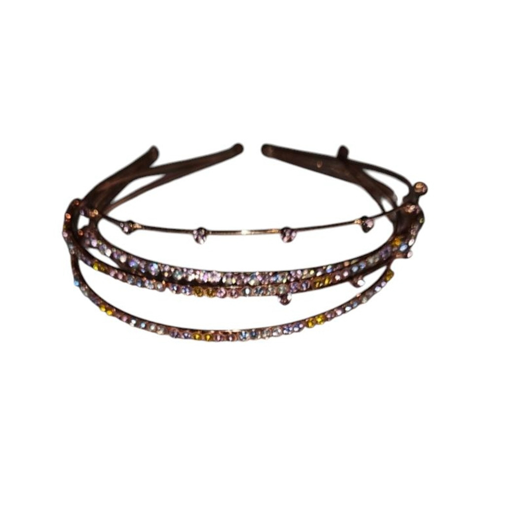 Girls The Children's Place Headband One Size Rose Gold Multi-color